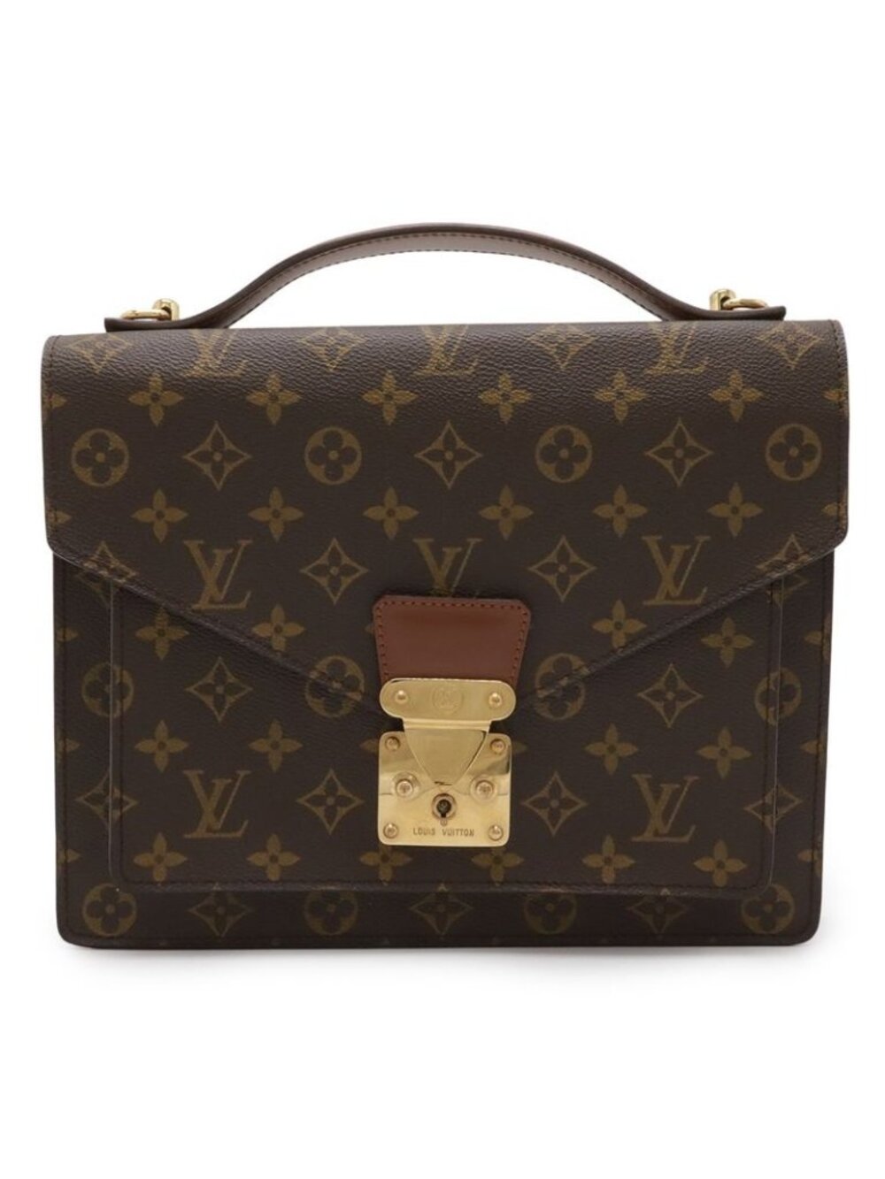 Louis Vuitton Monogram Monceau 28 Second Bag Handbag Business - Picture 1 of 9